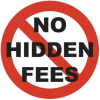 No hidden fees